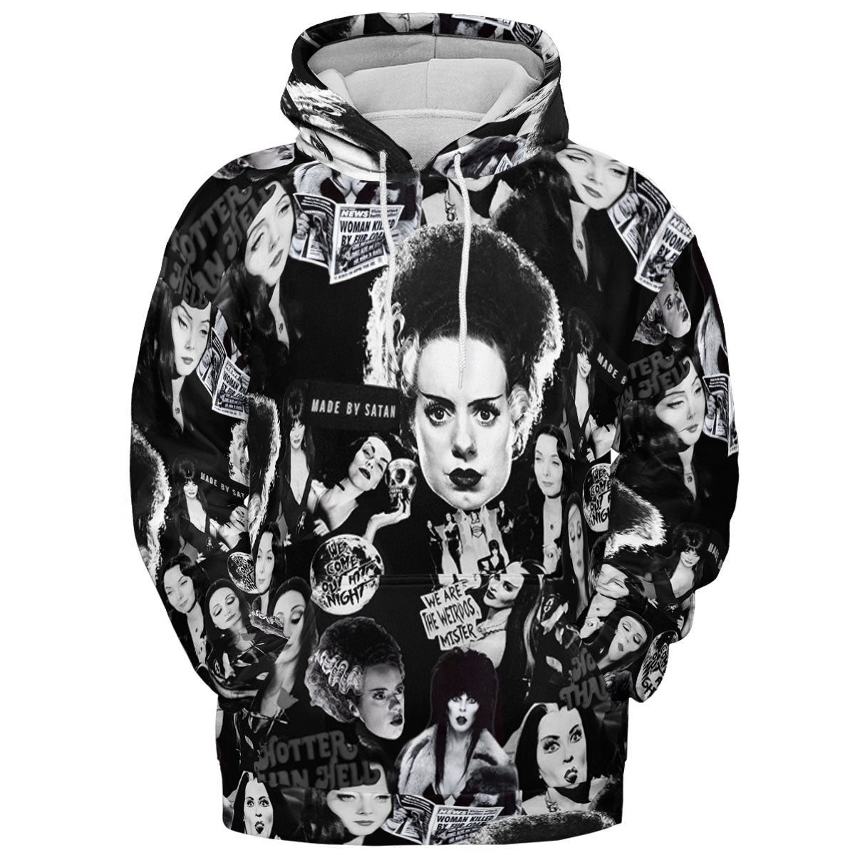 Horror Ladies Slay Collage Classic Horror Movies All-over Print Hoodie