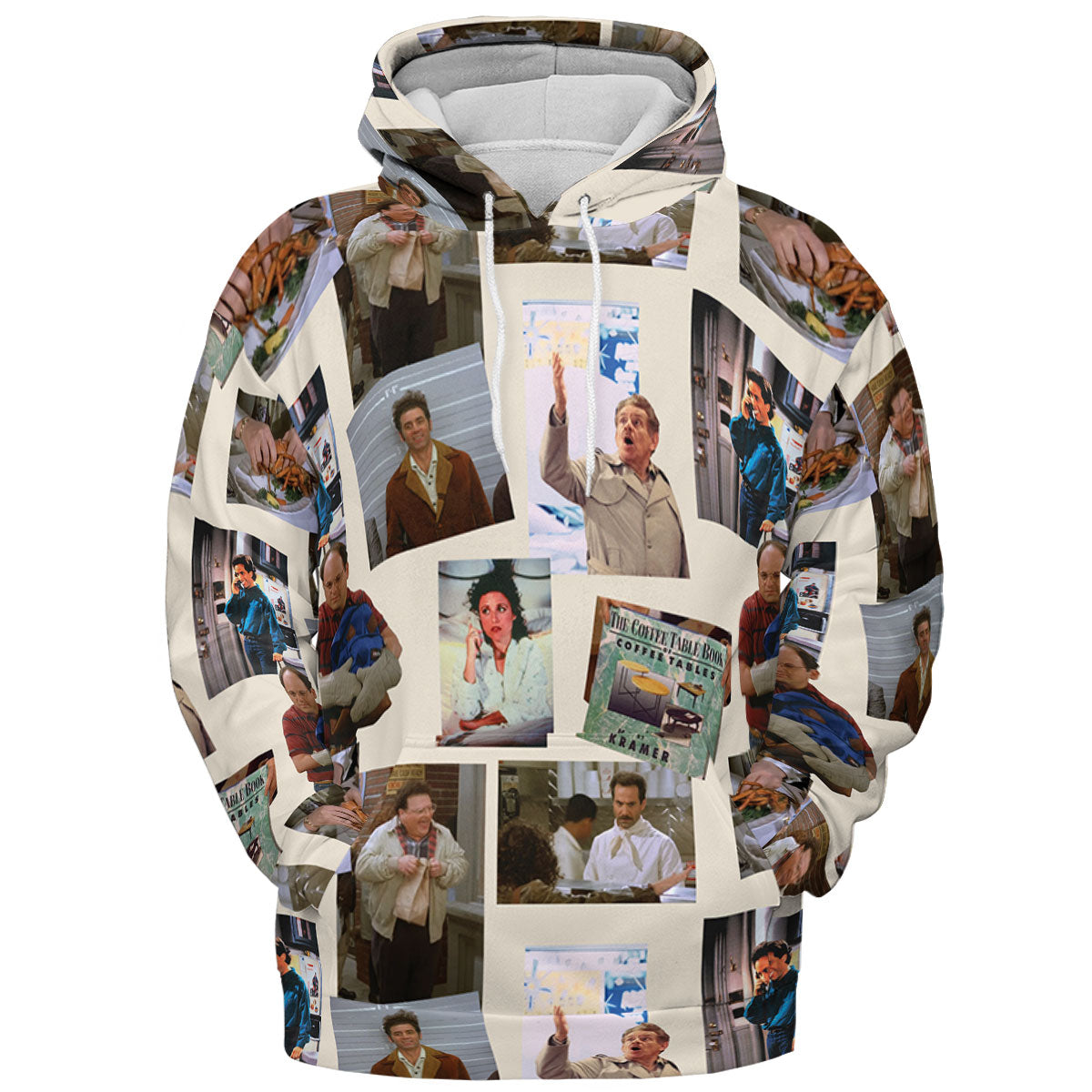 Seinfeld Famous Scenes All-over Print Hoodie