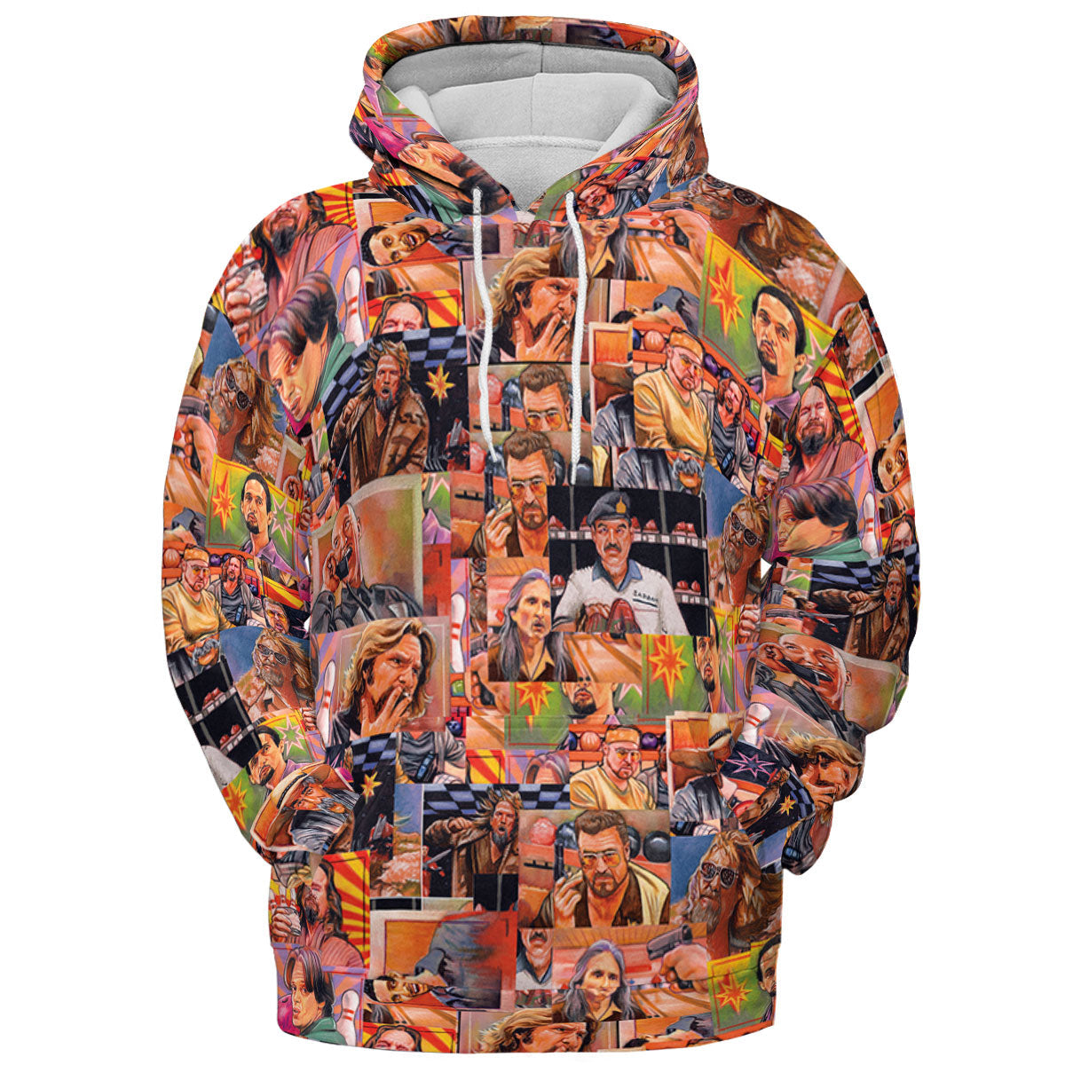 The Big Lebowski Painting Pattern All-over Print Hoodie