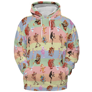 Spooky Monster Mash Cereal Monster All-over Print Hoodie