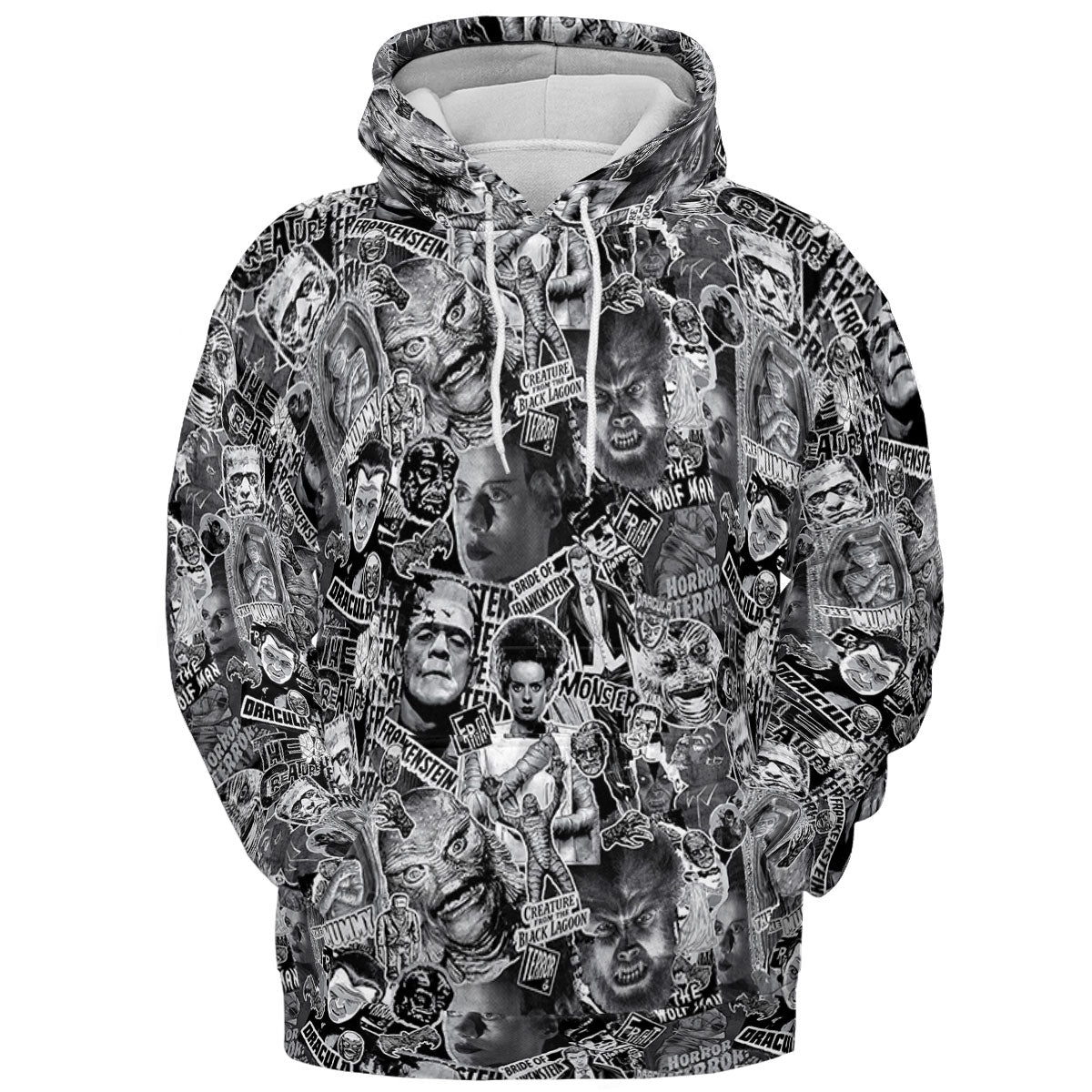 The Monsters Universal Classic Monsters All-over Print Hoodie