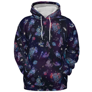 Tardis Doctor Who Seamless All-over Print Hoodie