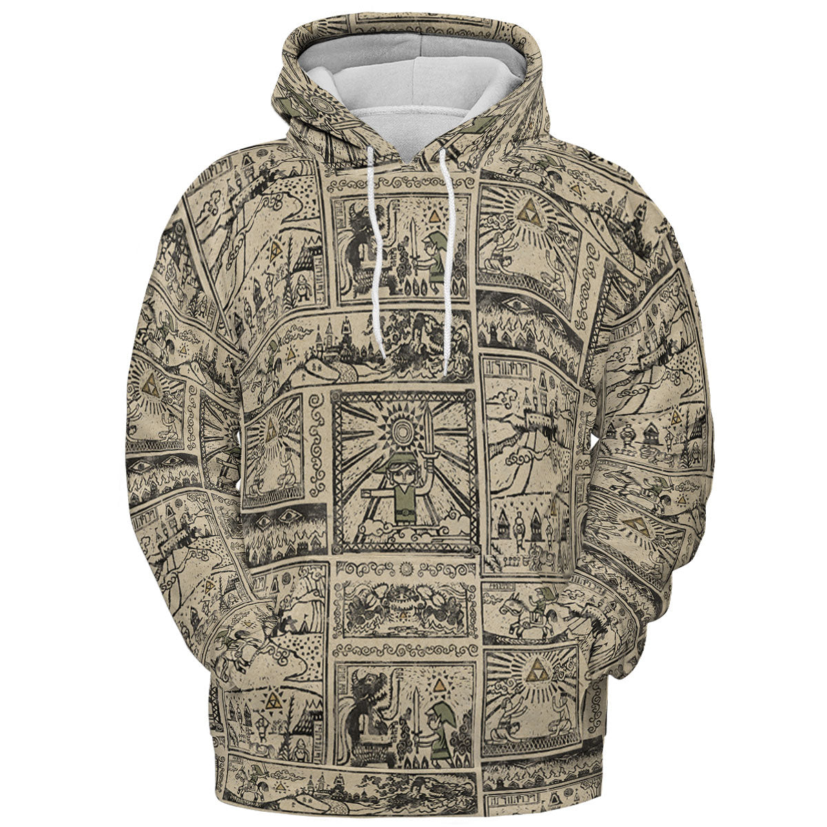 Zelda Story Of The Hero Time Legend All-over Print Hoodie