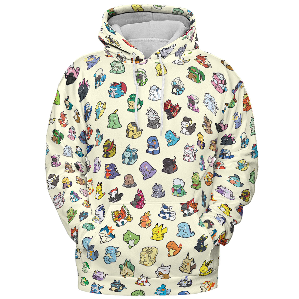 Pokemon In Substitute Style All-over Print Hoodie