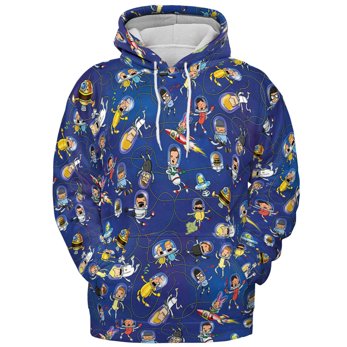 Outer Space Bob's Burgers All-over Print Hoodie