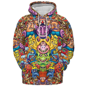 Monster Muppets The Muppets Characters All-over Print Hoodie