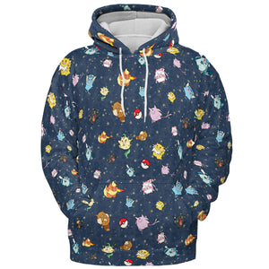 Gengar as Eevee The Eeveelutions Pokemon All-over Print Hoodie