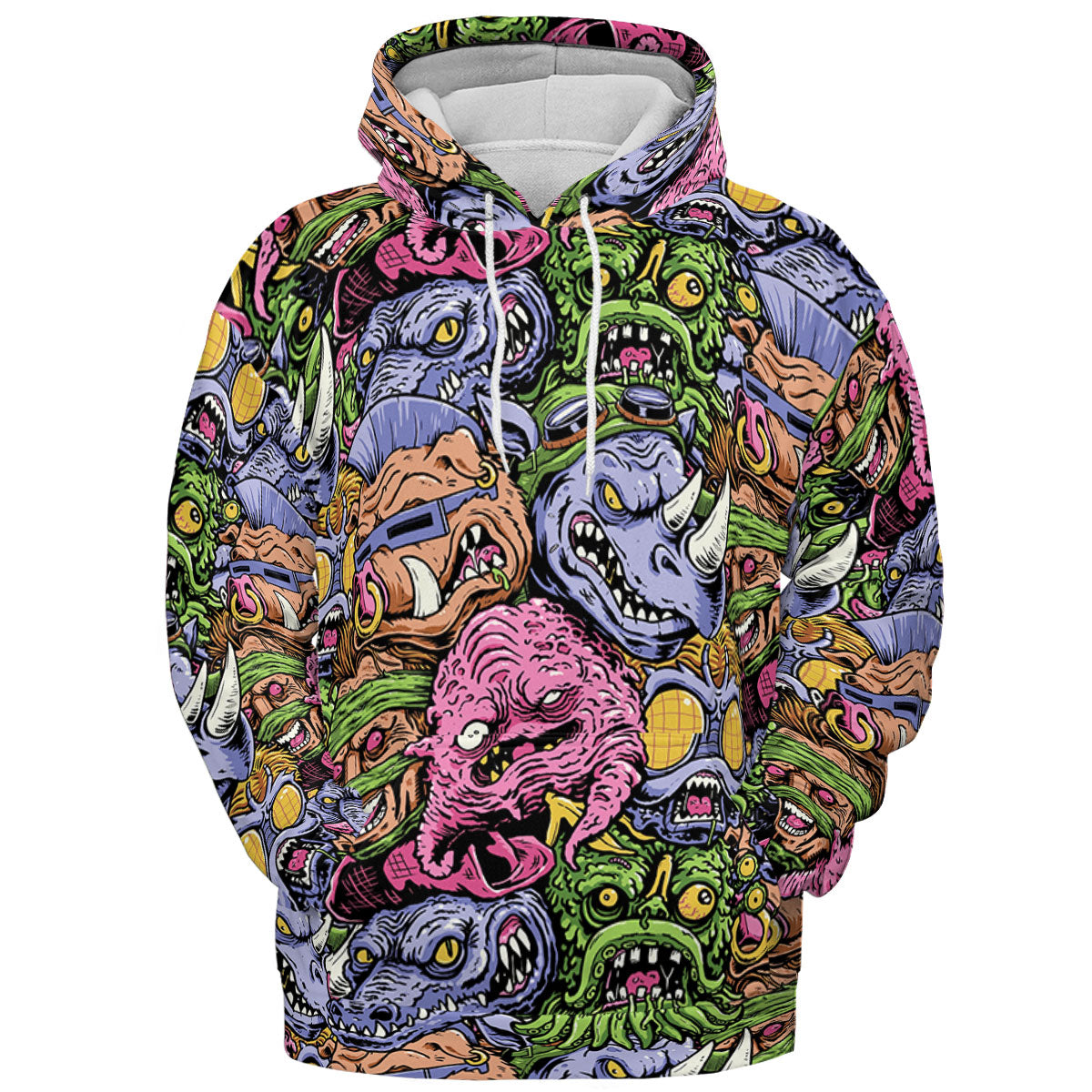 Nostalgic Villains Teenage Mutant Ninja Turtles All-over Print Hoodie