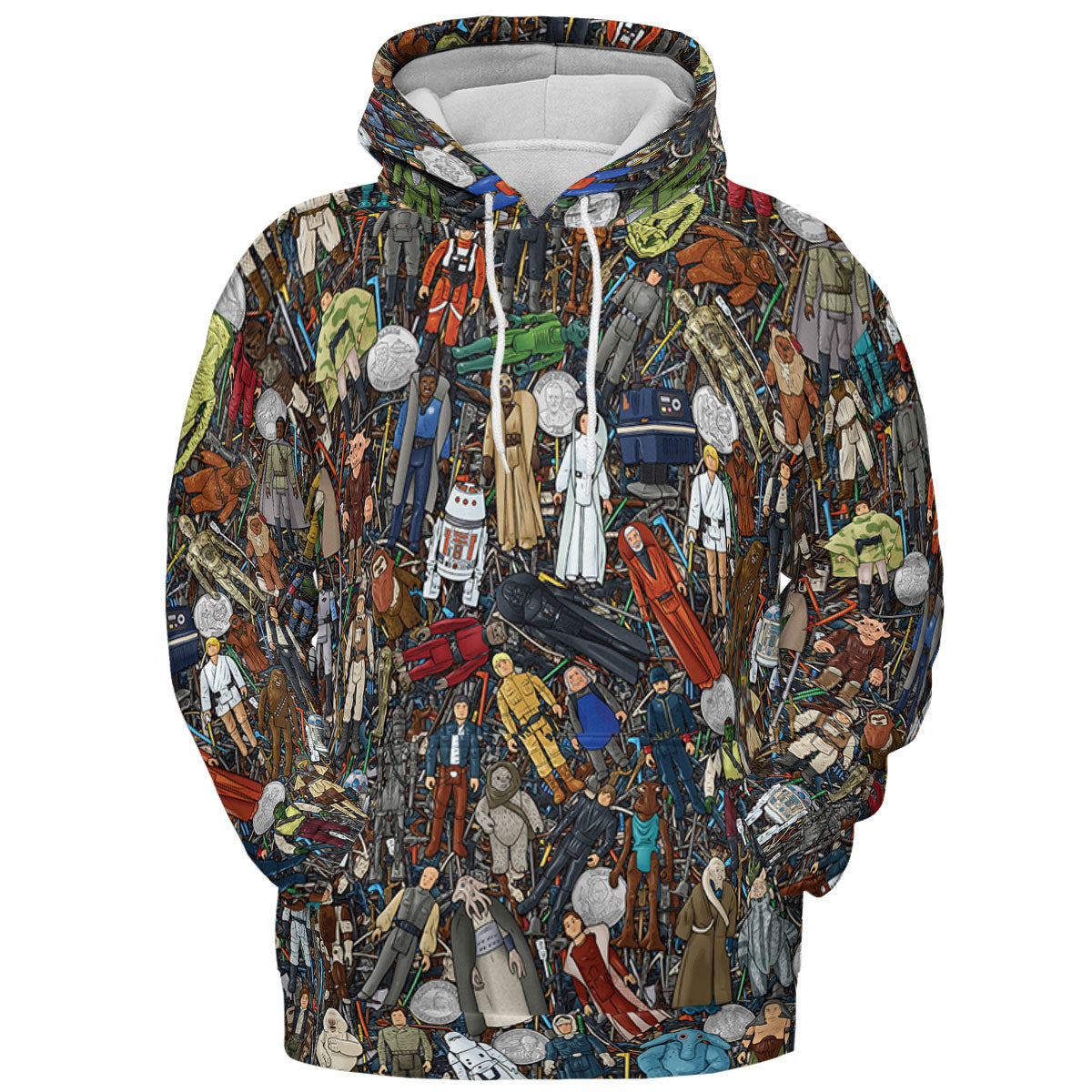 Star Wars Characters Figures All-over Print Hoodie