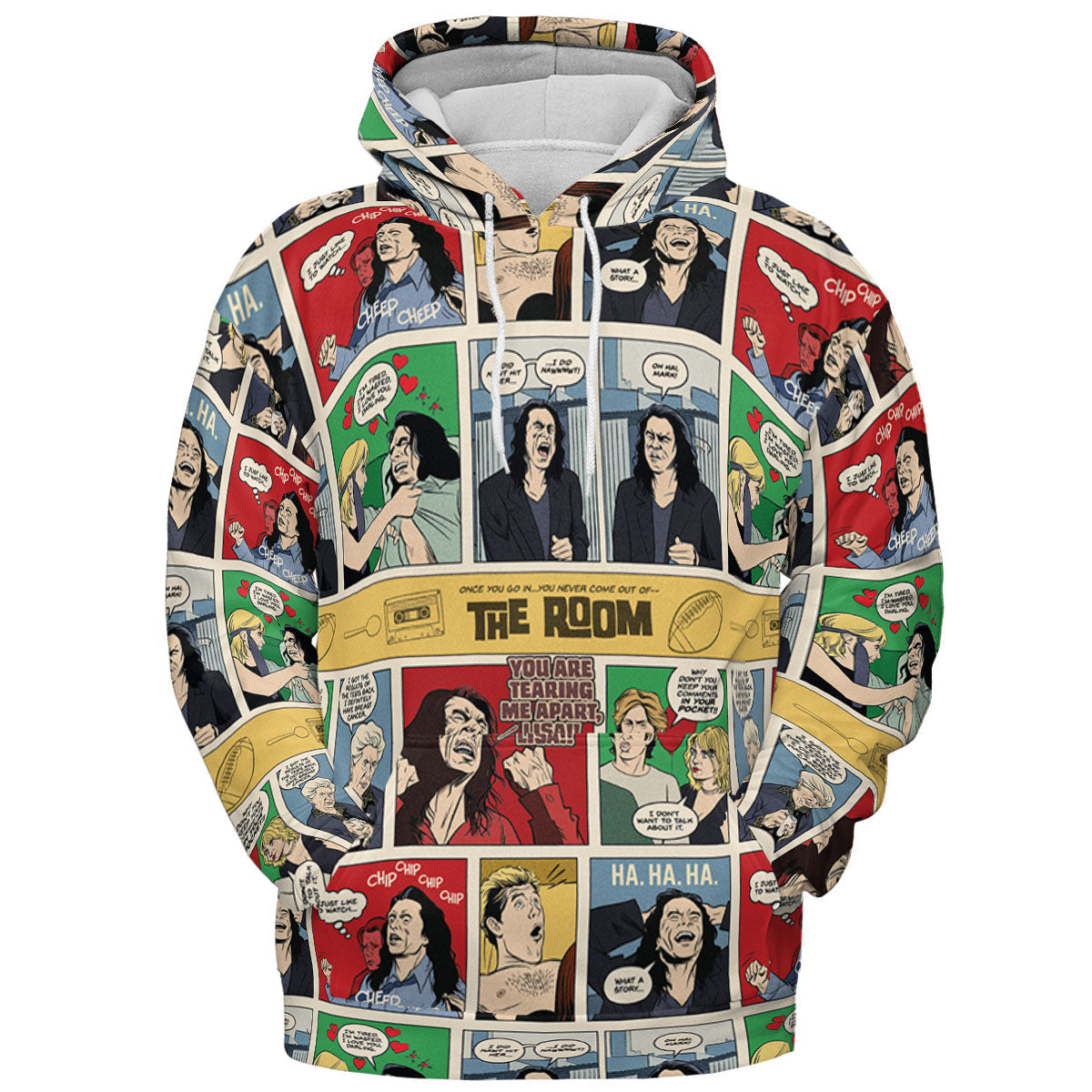 The Room Comic Style All-over Print Hoodie