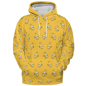 Homer Simpson Pattern All-over Print Hoodie