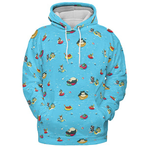 Pokemon Sunny Days Sea Swim All-over Print Hoodie