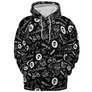 Never Say Die The Goonies Pattern All-over Print Hoodie