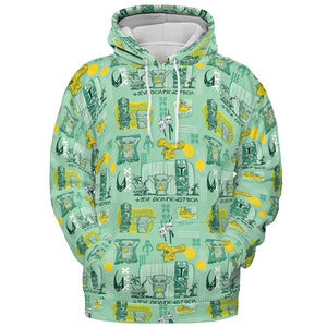 The Mandalorian Star Wars Aloha All-over Print Hoodie