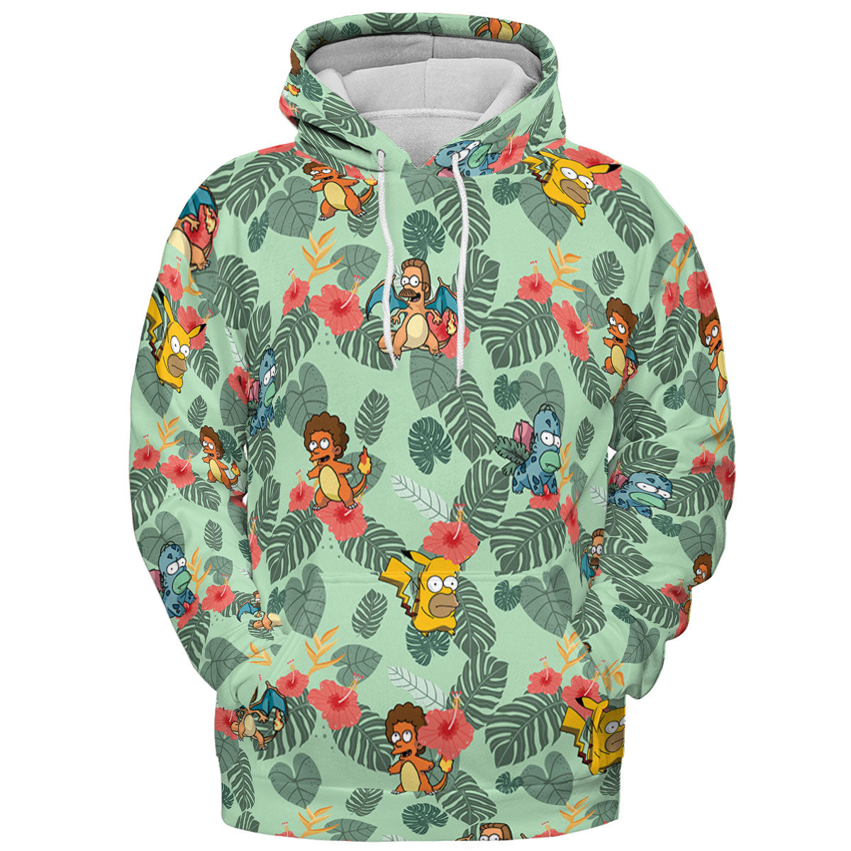 Simpsonmon The Simpsons Pokemon Mashup All-over Print Hoodie