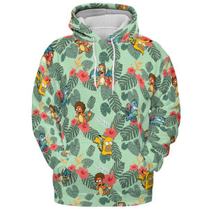 Simpsonmon The Simpsons Pokemon Mashup All-over Print Hoodie