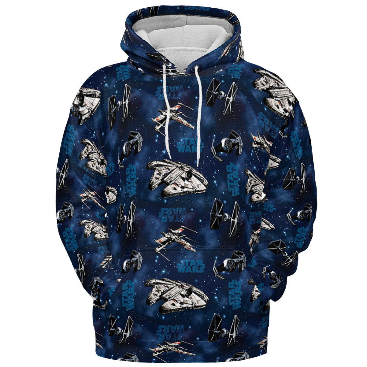 Star Wars Ships Pattern All-over Print Hoodie