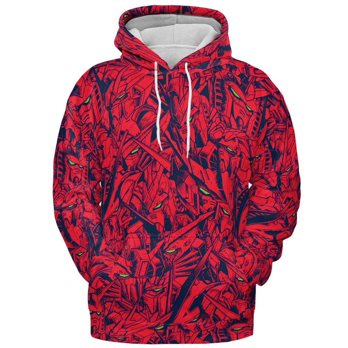 Gundam Camo Magenta Gundam All-over Print Hoodie