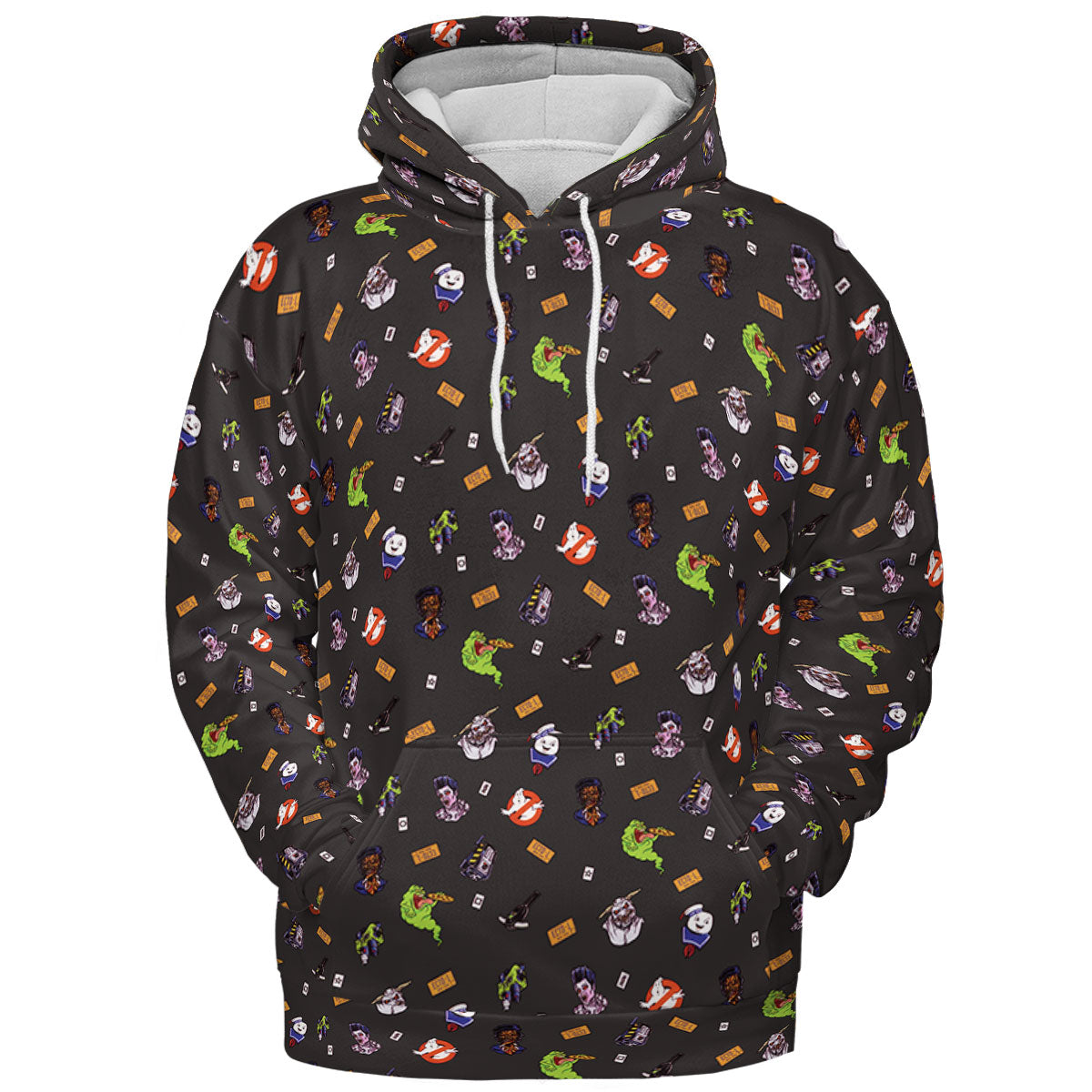 Ghostbusters Pattern All-over Print Hoodie