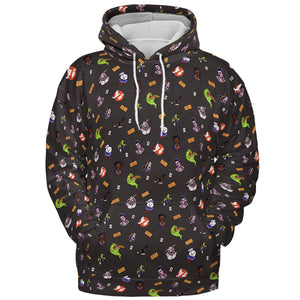 Ghostbusters Pattern All-over Print Hoodie