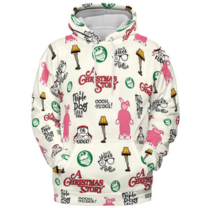 A Christmas Story Pattern All-over Print Hoodie