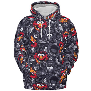 Animal The Muppets Pattern All-over Print Hoodie