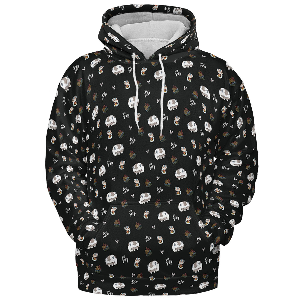 Appa Yip Yip Avatar Pattern All-over Print Hoodie