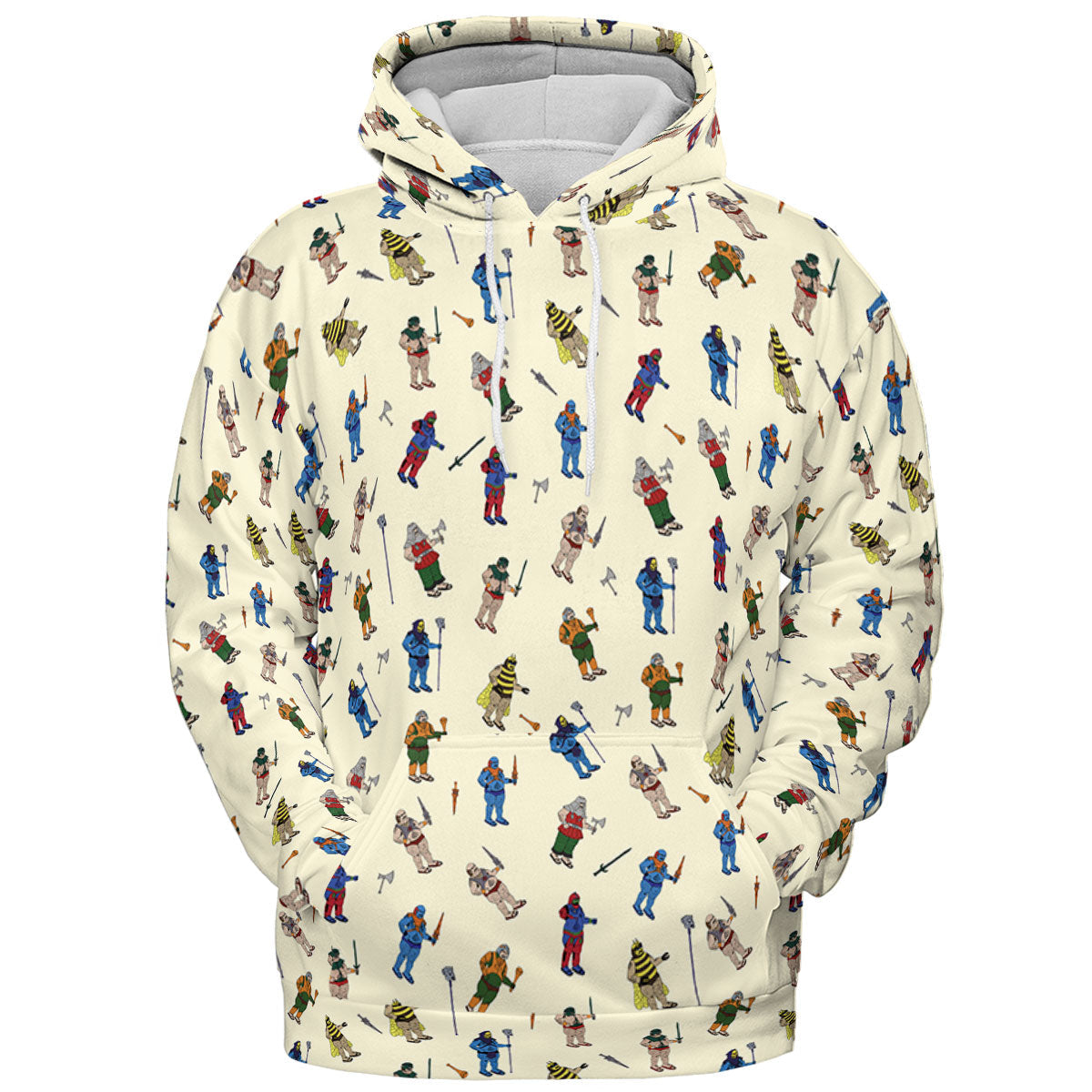 Carl In Masters Of The Universe Pattern All-over Print Hoodie