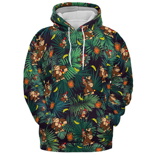 Donkey Kong Nintendo Video Games All-over Print Hoodie