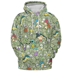 Epic Pokemon Pattern All-over Print Hoodie