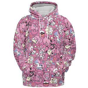 Fairy Pokemon Pattern All-over Print Hoodie