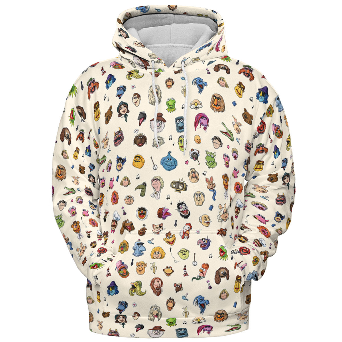 The Muppets Characters All-over Print Hoodie