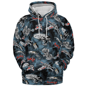 Ultimate Space Fleet All-over Print Hoodie
