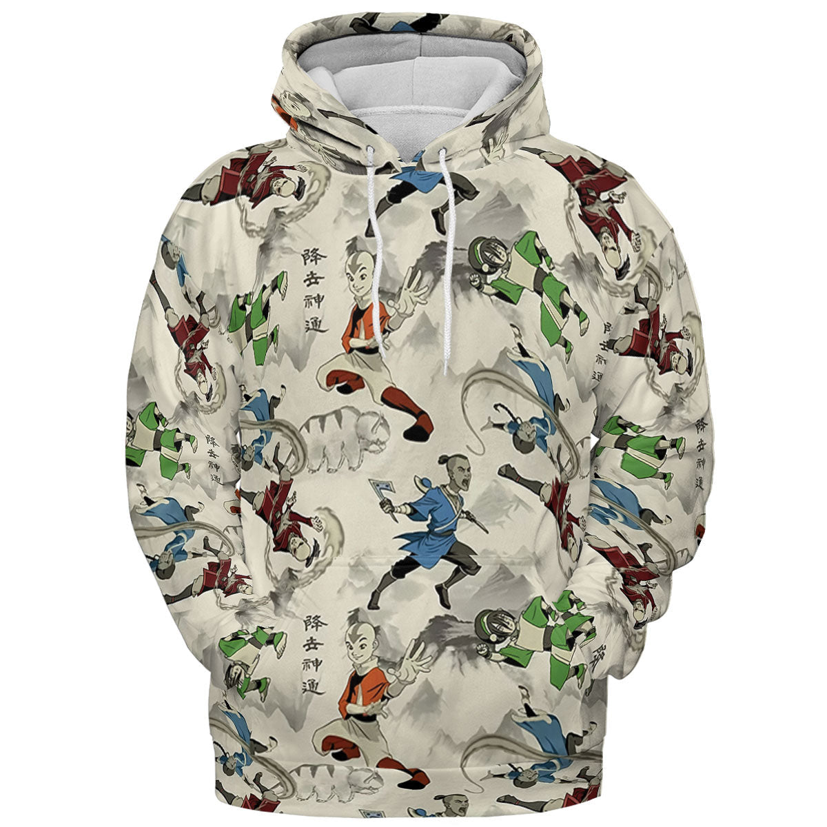 Aang Katara Toph Beifong Sokka Avatar The Last Airbender All-over Print Hoodie