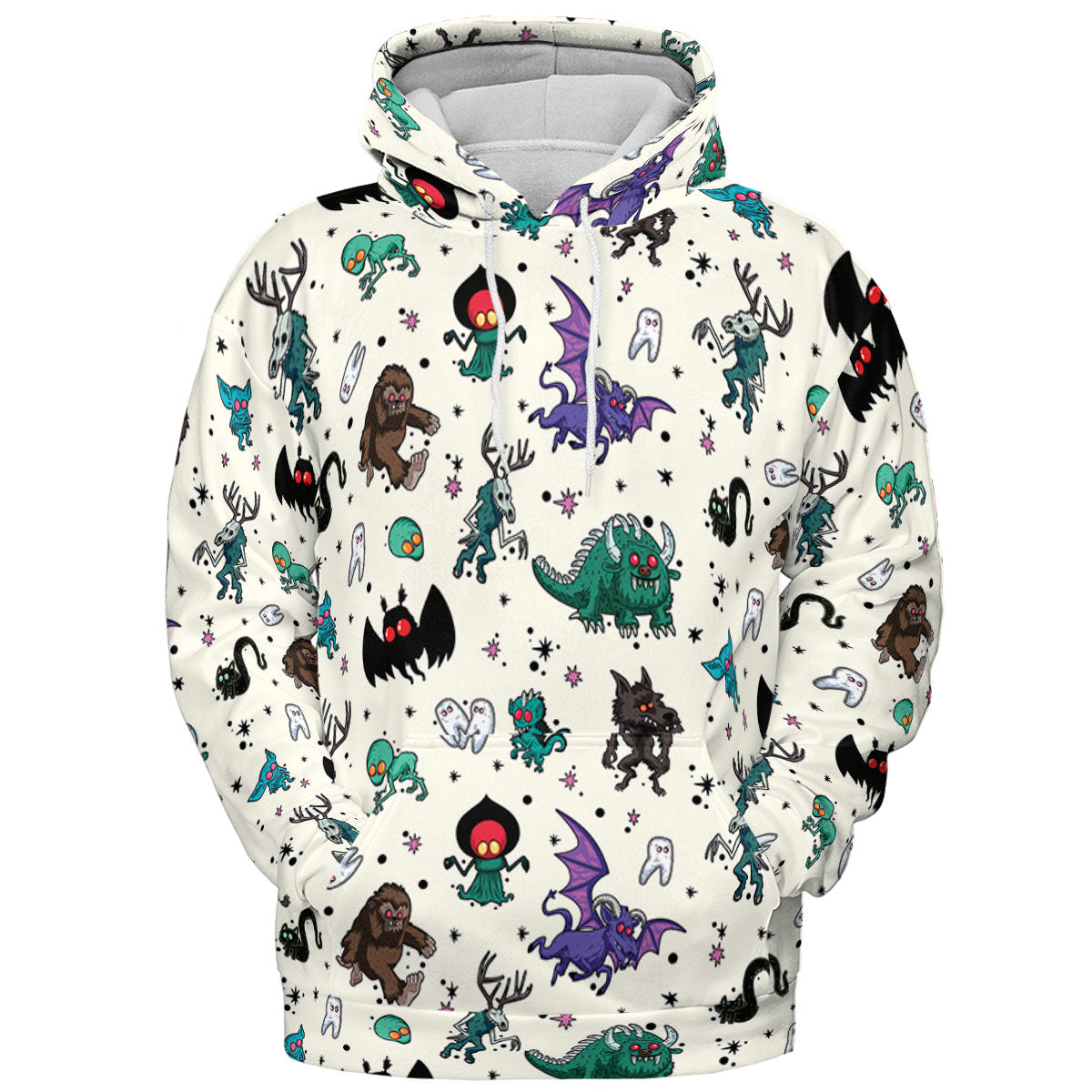 Cryptids of the Americas Cryptozoology Cryptids Monster All-over Print Hoodie