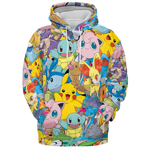 Magical Creatures Pokemon All-over Print Hoodie