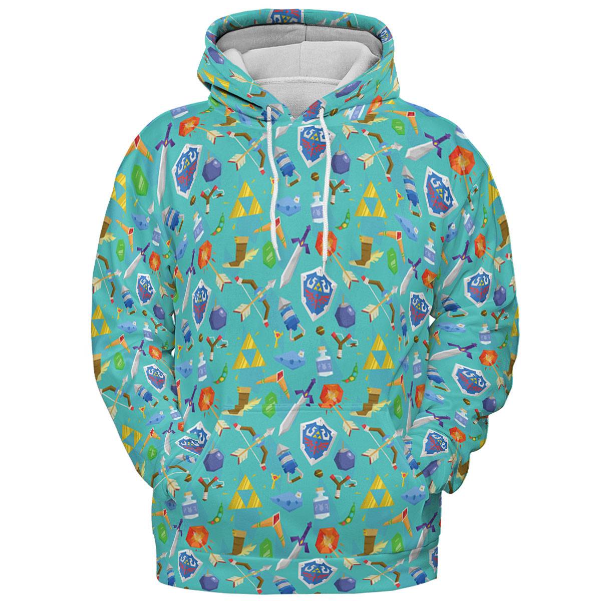 Zelda Korok All-over Print Hoodie