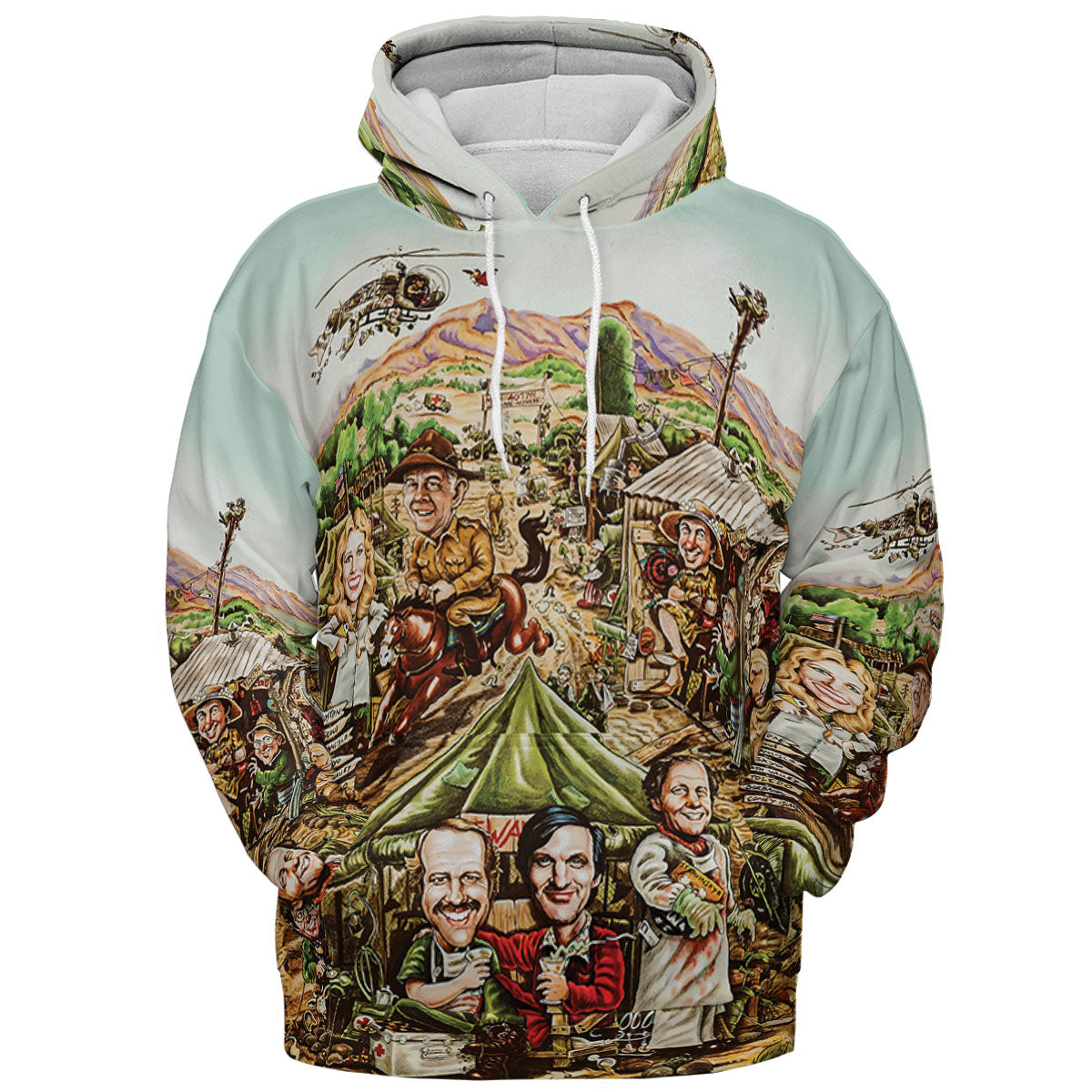 M*A*S*H Movie Art All-over Print Hoodie