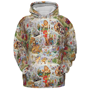 Fraggle Rock Journey Jim Henson All-over Print Hoodie
