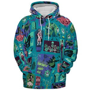 Haunted Chic Haunted Mansion All-over Print Hoodie