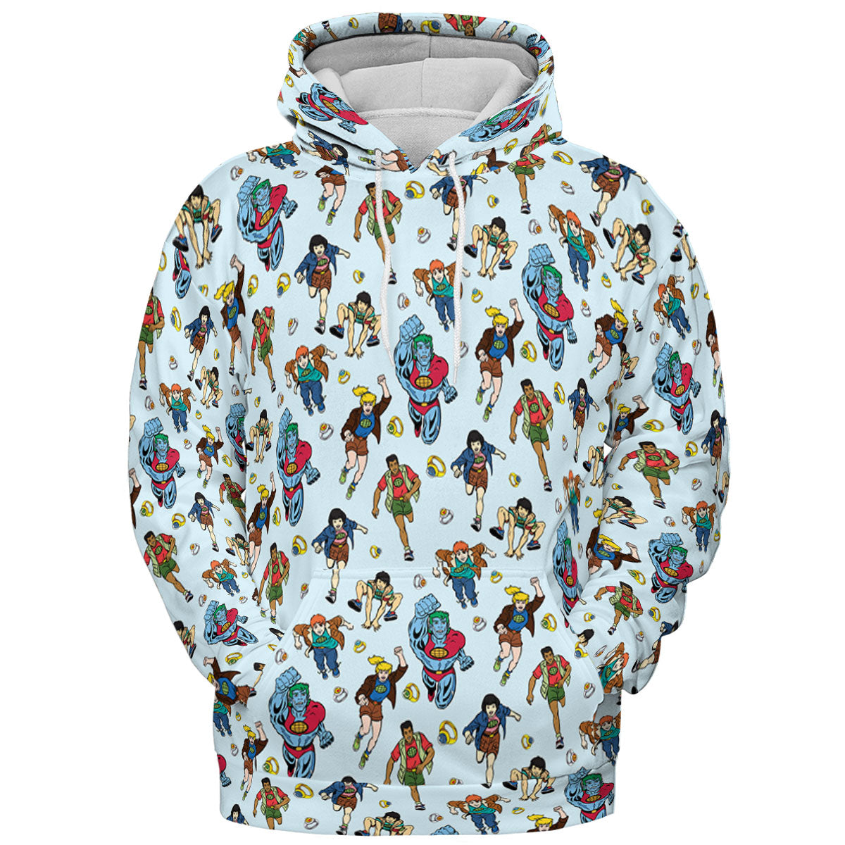 Save The Planet Captain Planet and the Planeteers All-over Print Hoodie