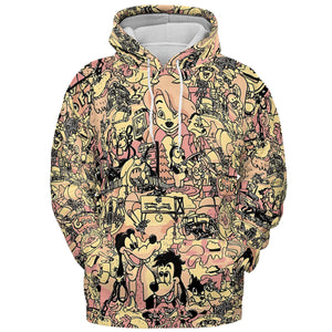 Goofy Movie Collage All-over Print Hoodie