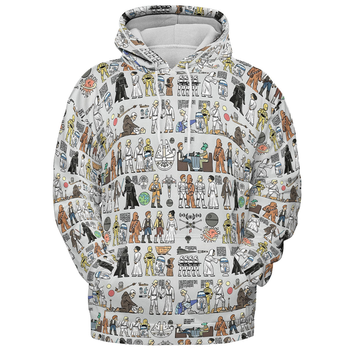 Egyptian Galaxy Wars All-over Print Hoodie