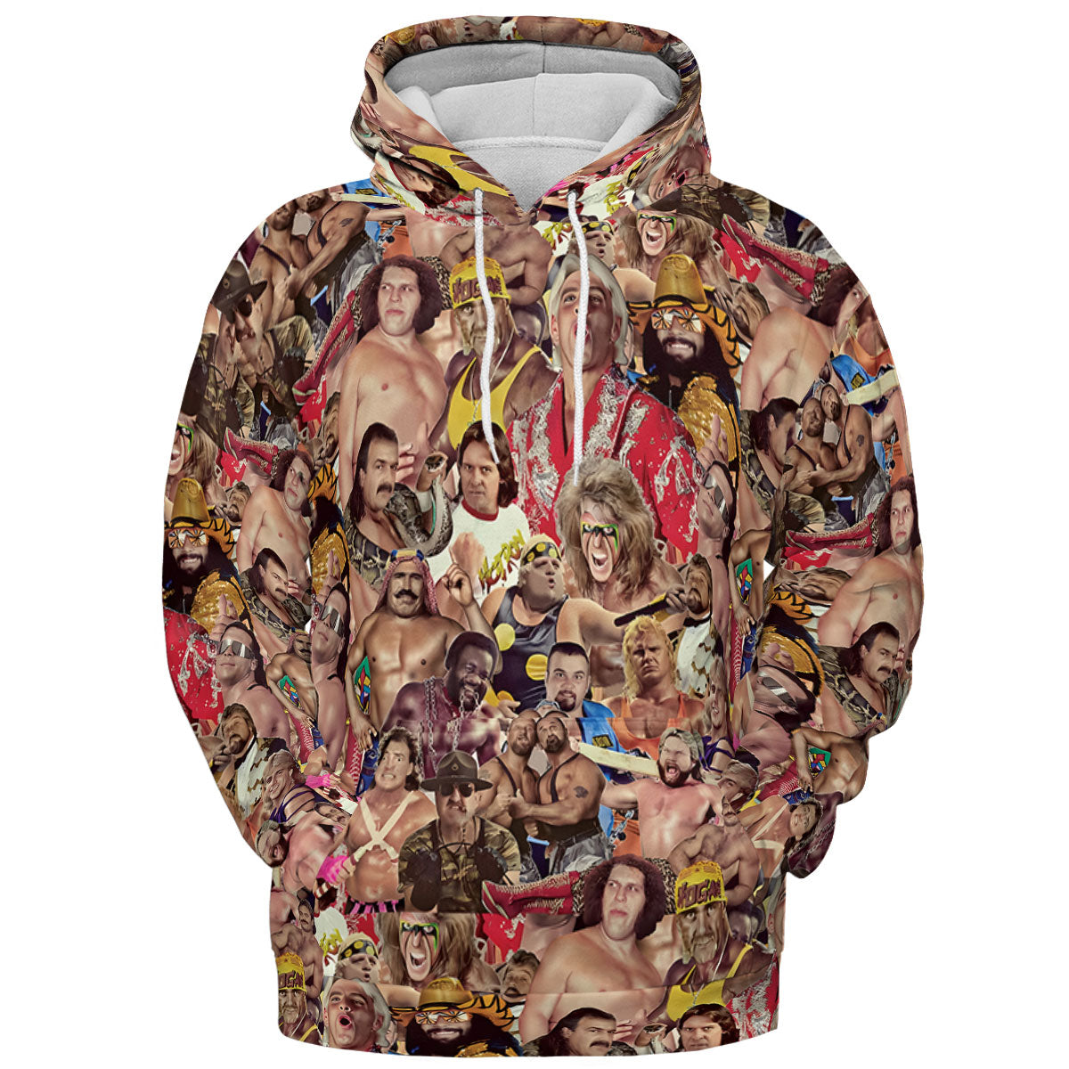 Pro Wrestlers All-over Print Hoodie
