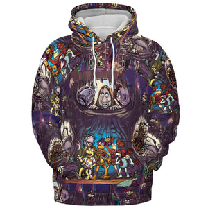 It's All Connected Fraggle Rock All-over Print Hoodie