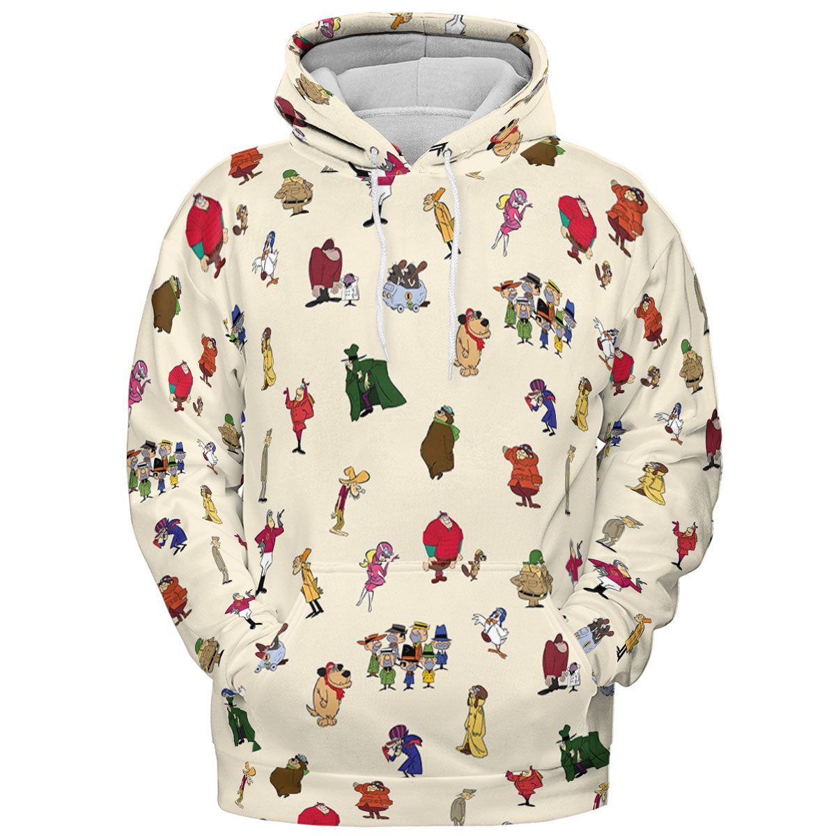 Wacky Races Characters All-over Print Hoodie