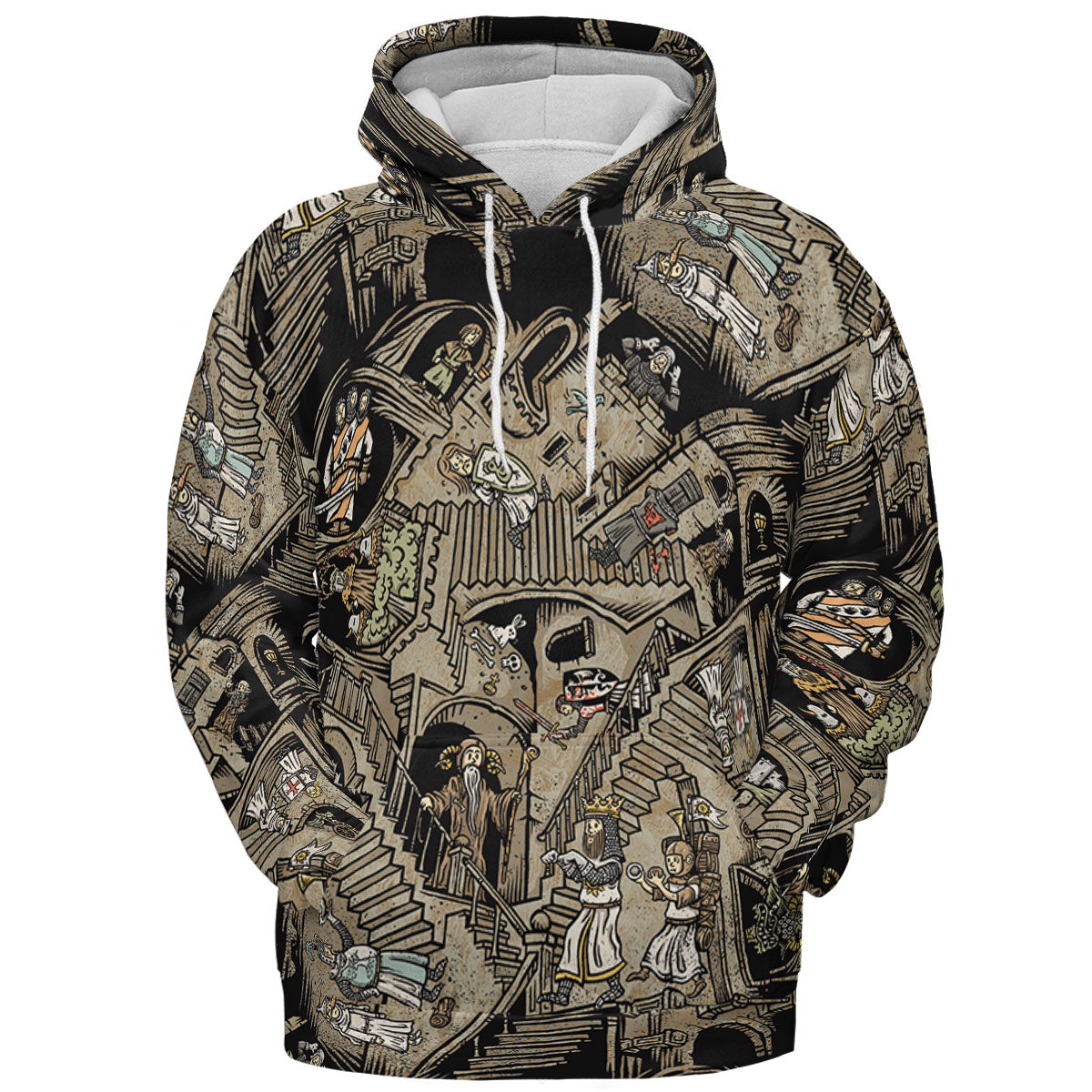 Monty Escher’s Relativity All-over Print Hoodie