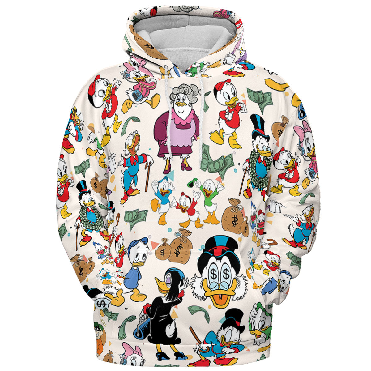 Donald Huey Dewey Ducktales All-over Print Hoodie