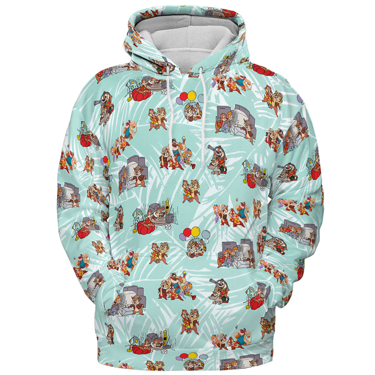 Rescue Team Chip 'n Dale Rescue Rangers All-over Print Hoodie