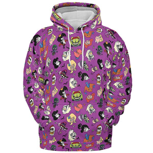 Beetlejuice Cartoon Vintage All-over Print Hoodie